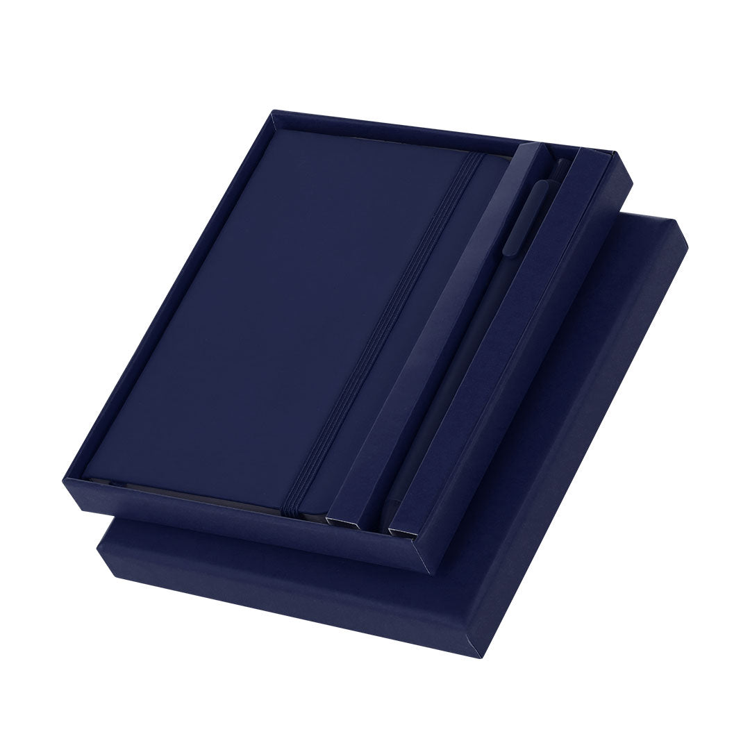 Conjunto de Blocos de Notas e Caneta Elegante