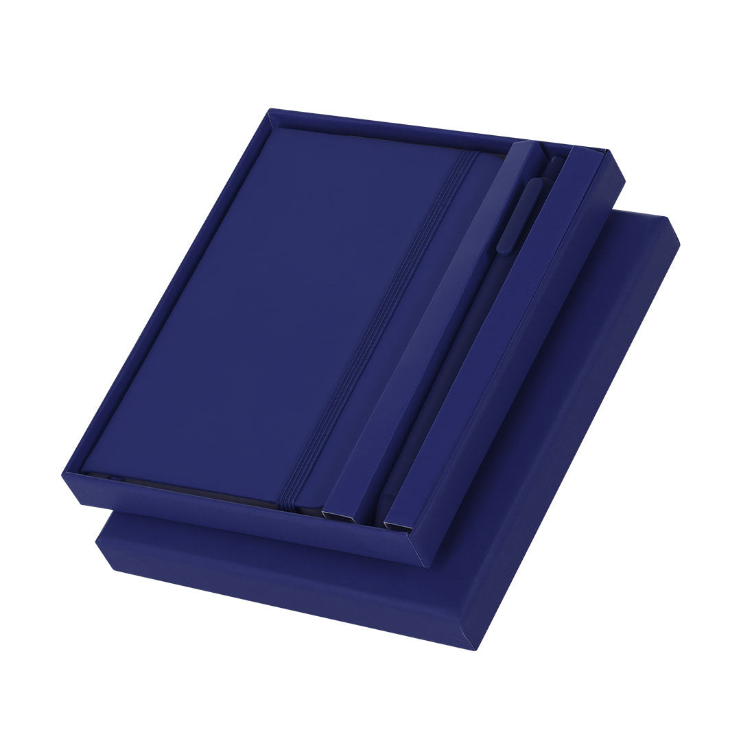 Conjunto de Blocos de Notas e Caneta Elegante