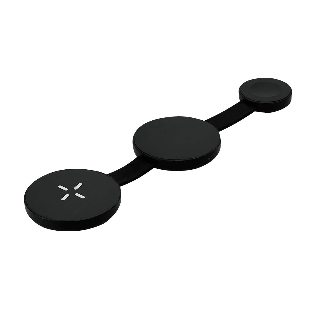 Carregador Sem Fios Magnético 15W 3 em 1 Compacto