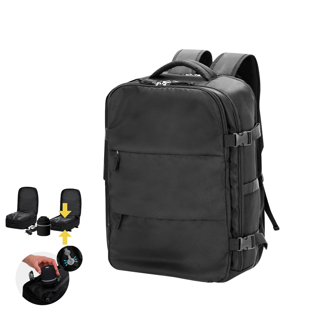 Mochila de Vácuo Elegante em Nylon Macio