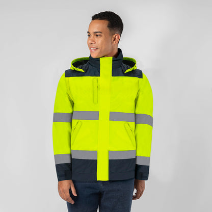 Casaco Acolchoado Alta Visibilidade Bicolor