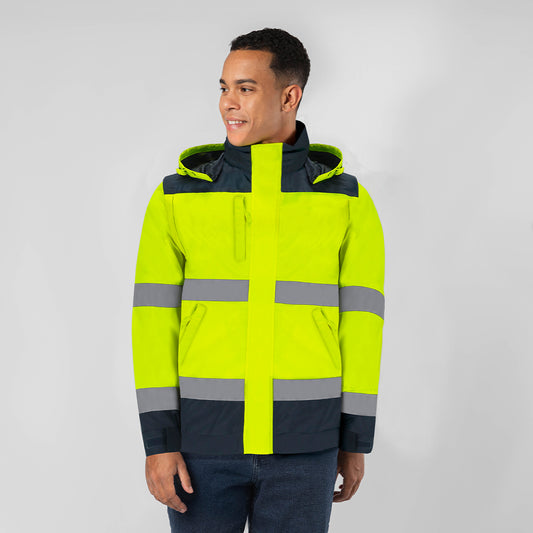 Casaco Acolchoado Alta Visibilidade Bicolor