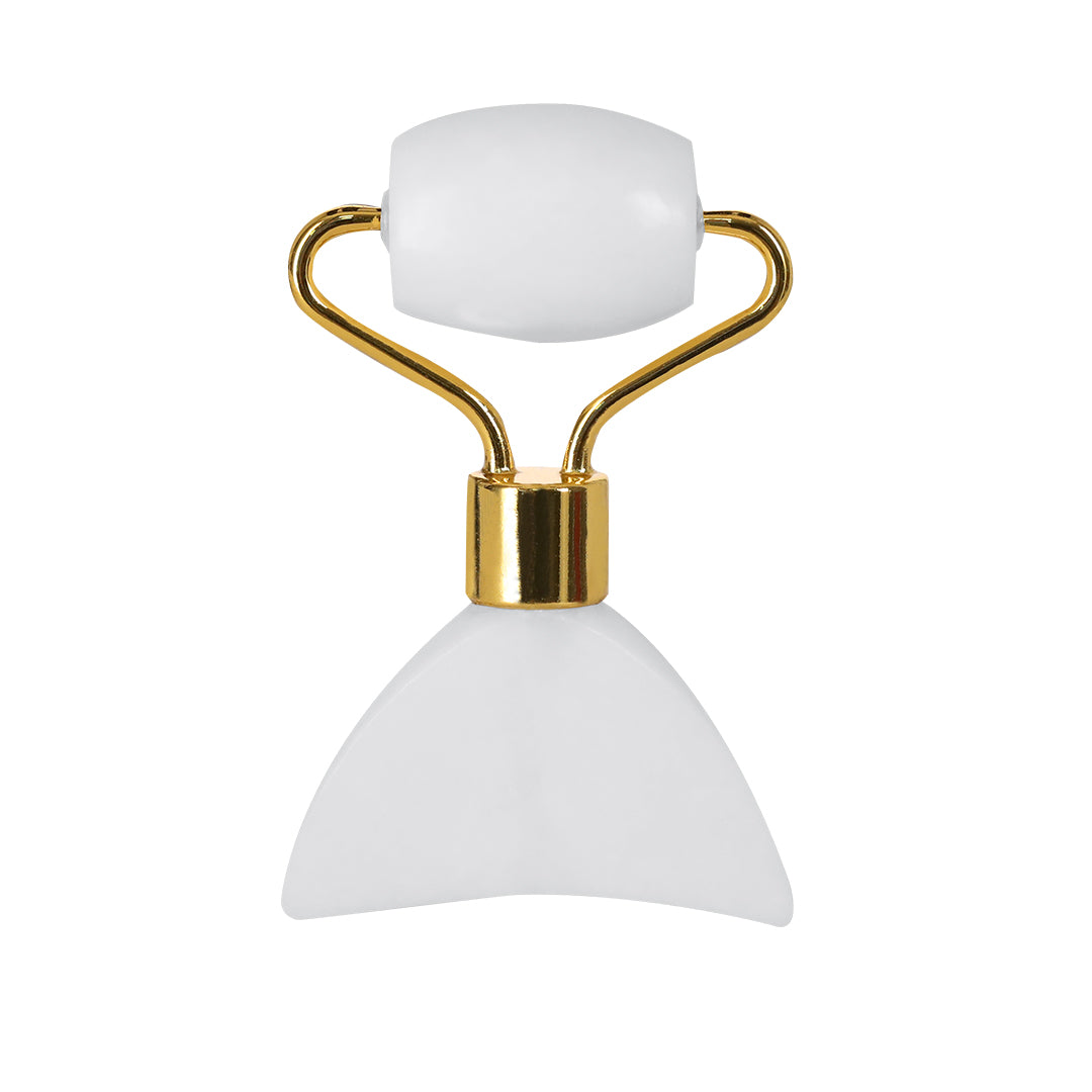 Rolo Facial de Jade Branco - Massagem Relaxante