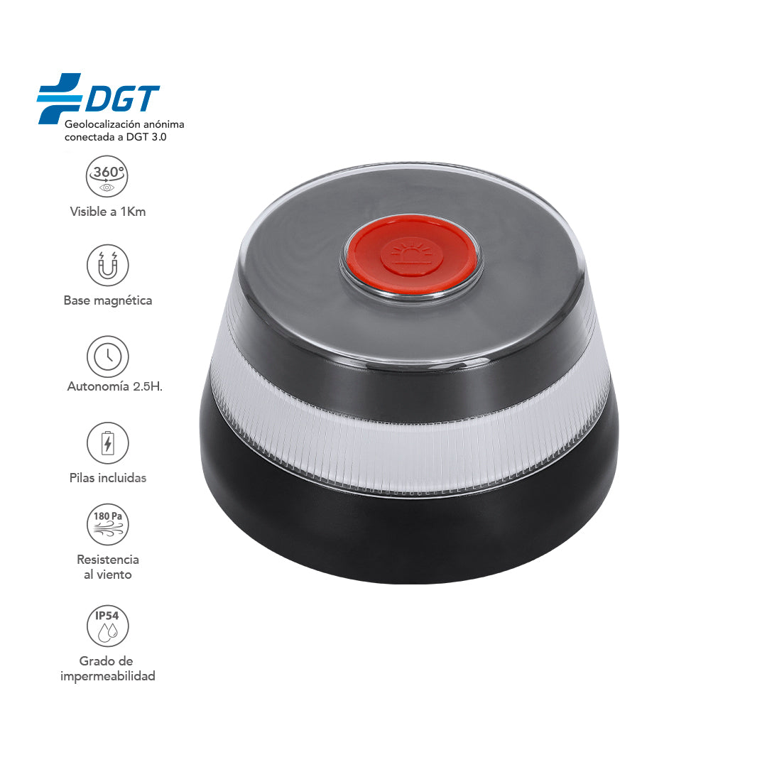 Luz de Emergência Geolocalizada V16 para Veículos