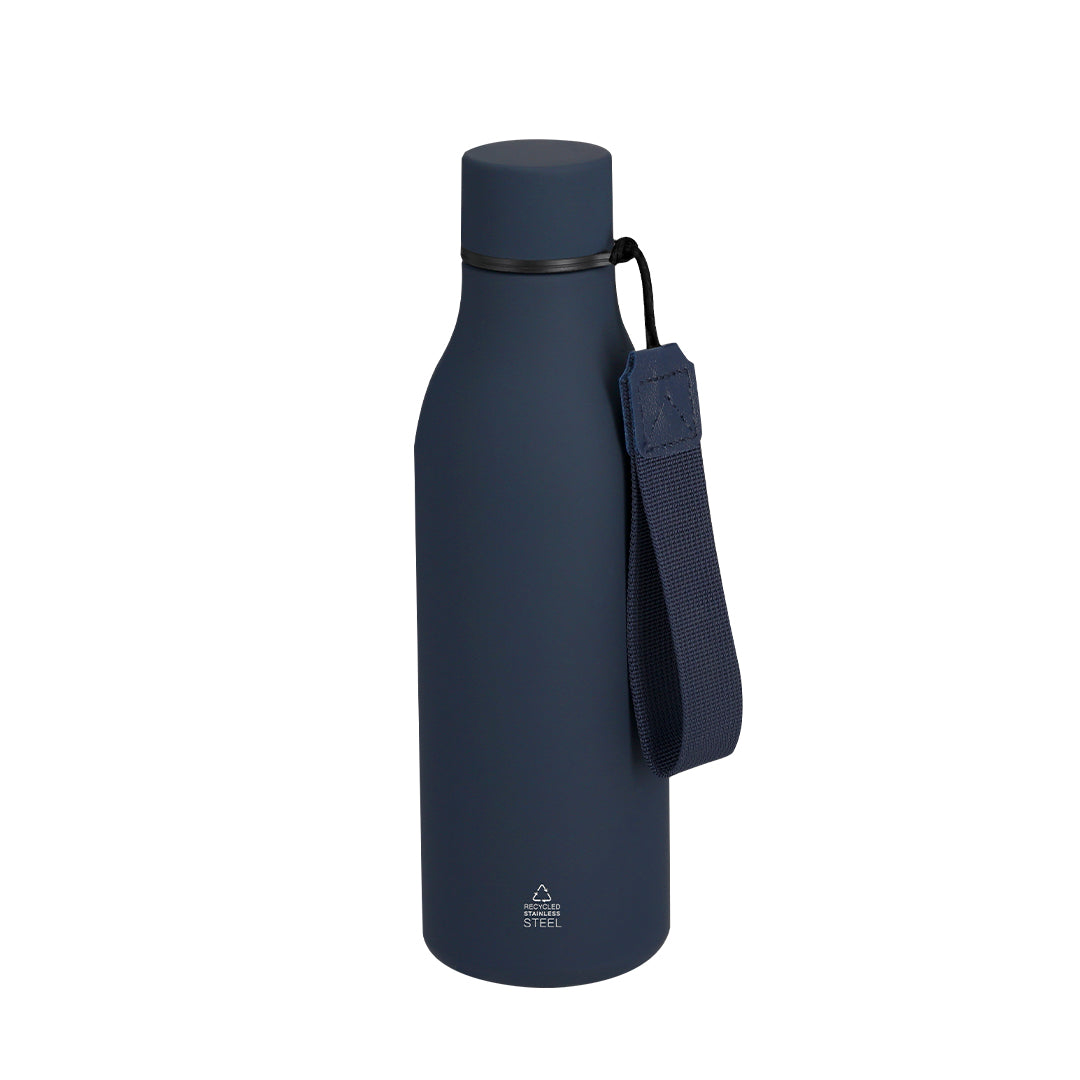 Garrafa Térmica Inox 480ml com Design Emborrachado