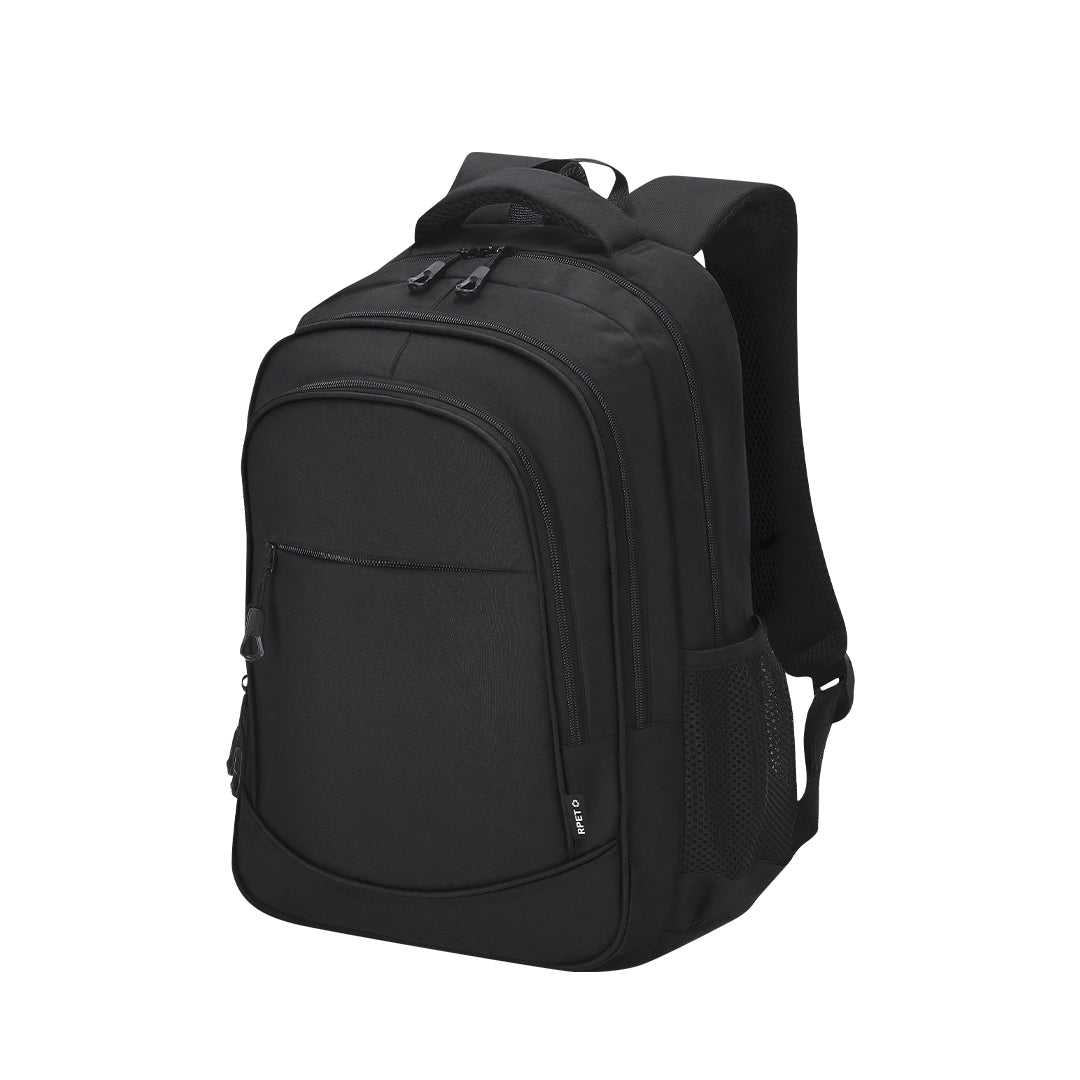 Mochila RPET 300D com Compartimento para Portátil