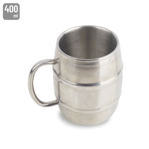 Jarra Aço Inoxidável Dupla Capa 400ml