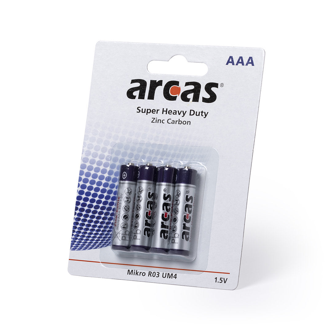 Pilas AAA/R03 1,5V - Pack 4 Unidades