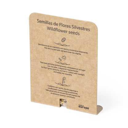 Cápsula de Sementes Flores Silvestres Coloridas