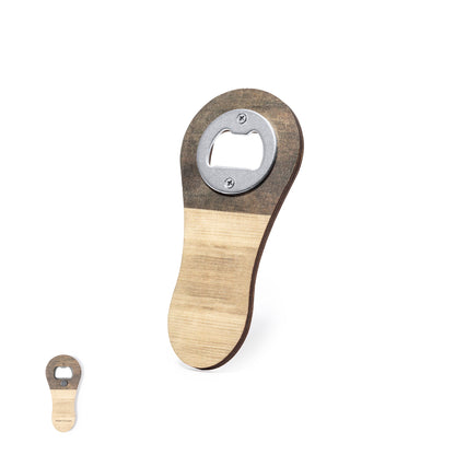 Abre-Cápsulas Magnético em Madeira Bicolor