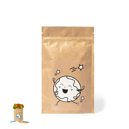 Vaso Nature com Sementes de Capuchinha e Ceras