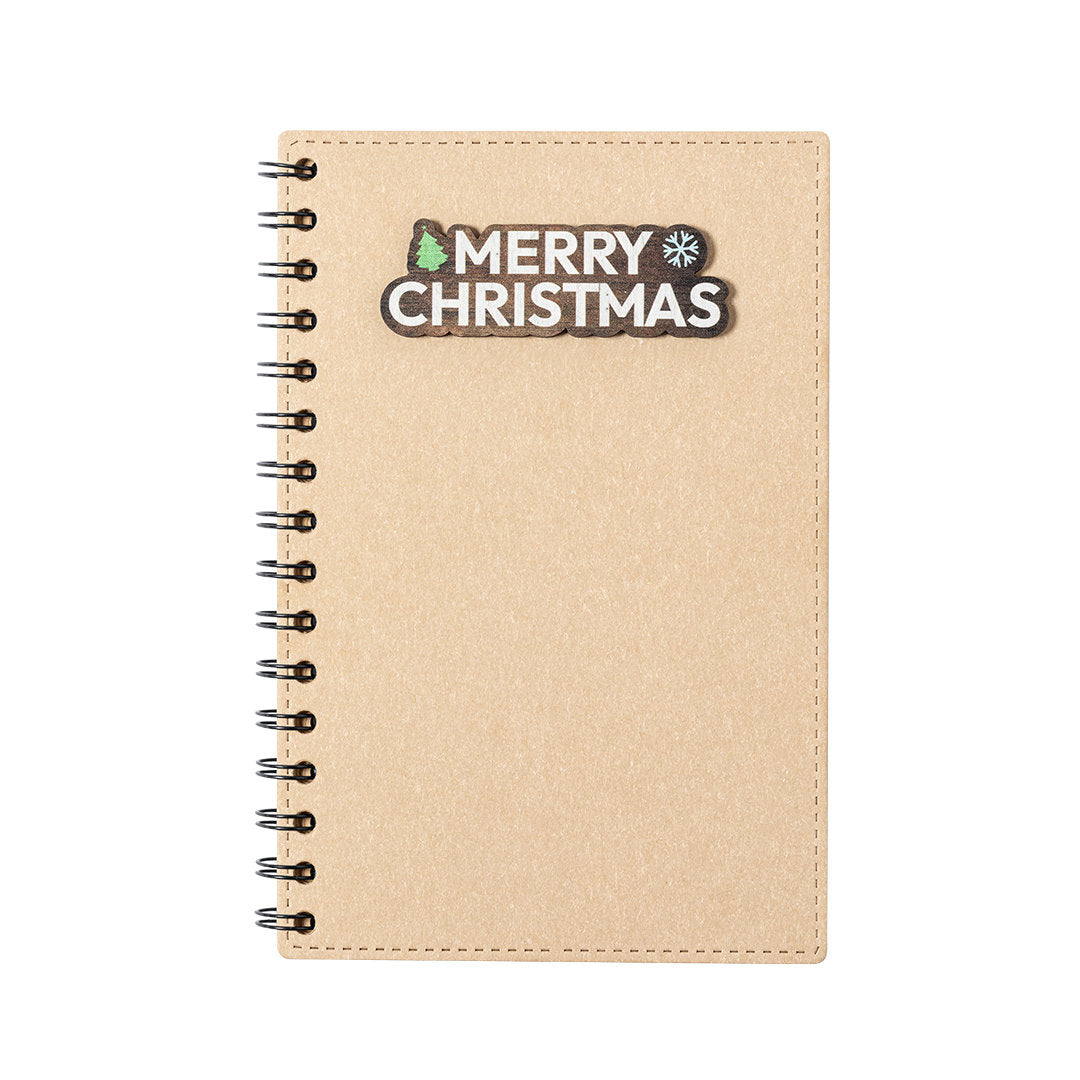 Libreta Nature com Design Natalício e 80 Folhas