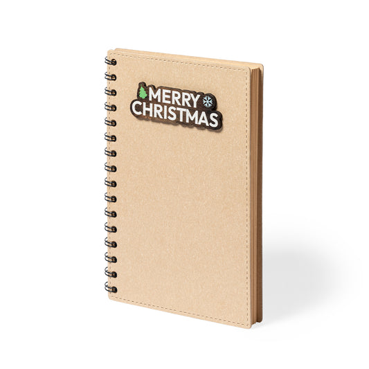 Libreta Nature com Design Natalício e 80 Folhas