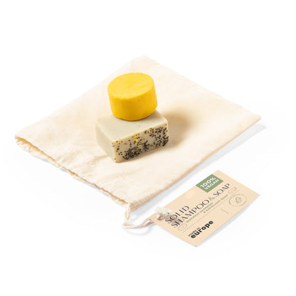 Set Vegano de Sabonete e Champô Sólidos Mionca