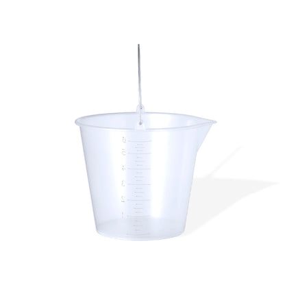 Cubo Medidor Transparente 6L com Asa Metálica