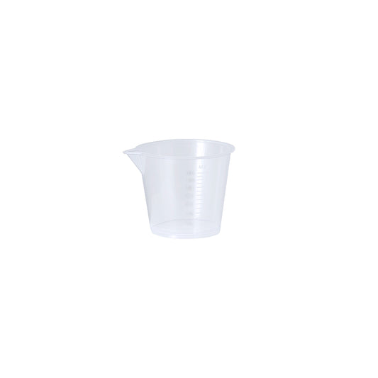 Vaso Medidor Transparente 70 ml com Medidor Lateral