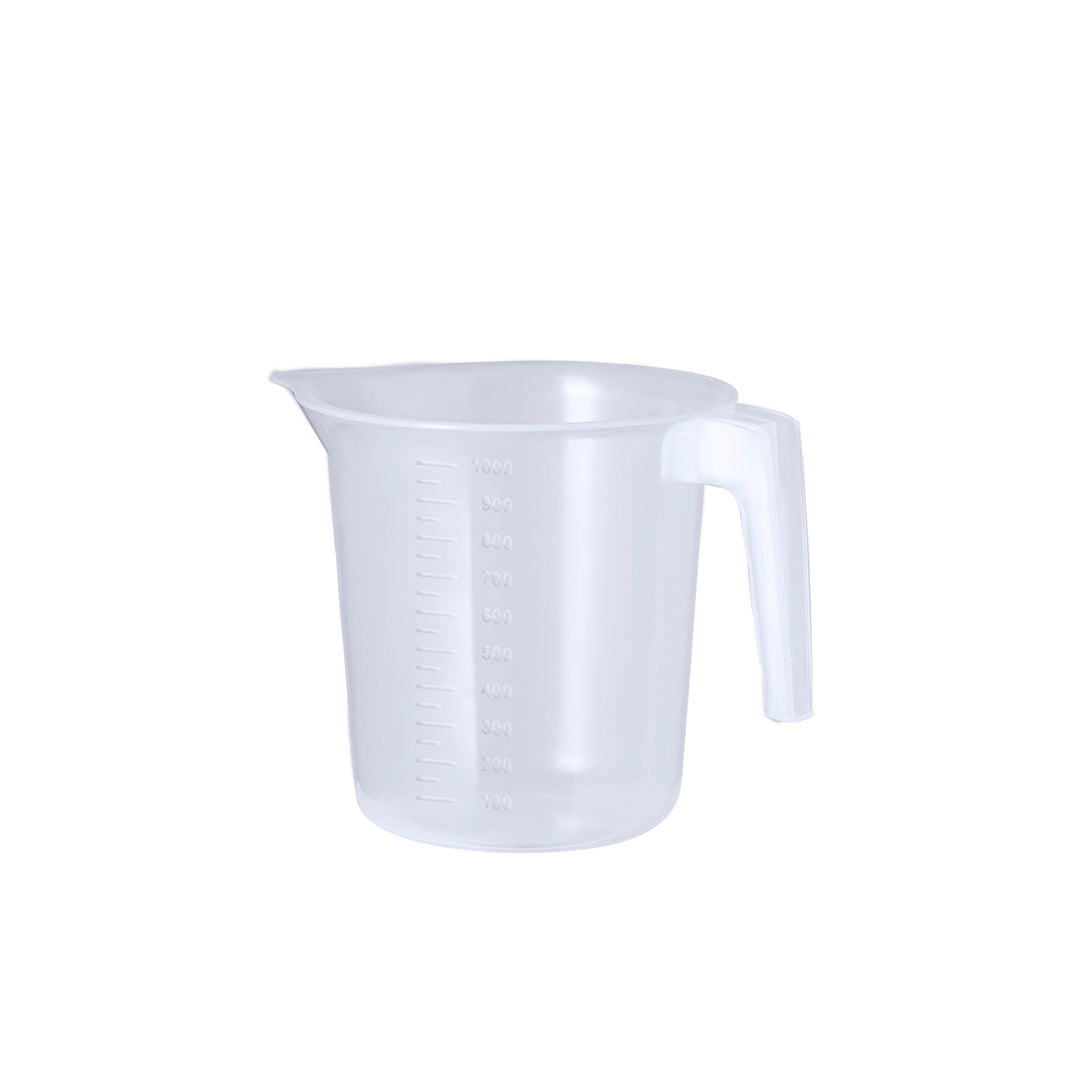 Jarra Medidora Transparente 1L com Asa e Medidor