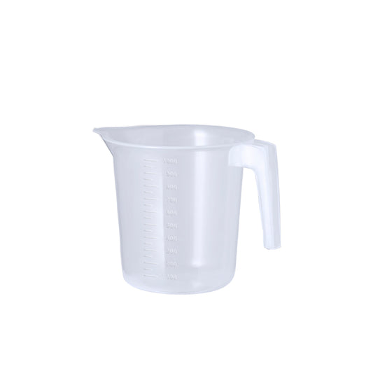 Jarra Medidora Transparente 1L com Asa e Medidor