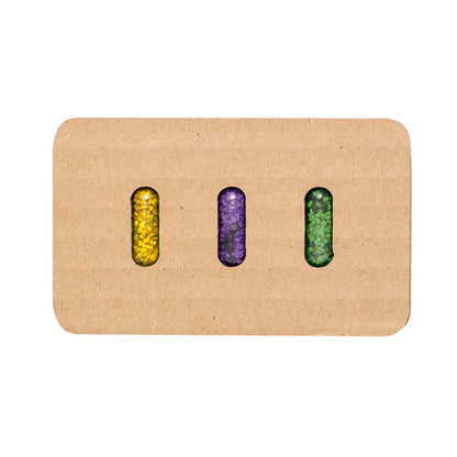 Kit de cápsulas com sementes de lavanda, funcho e endro