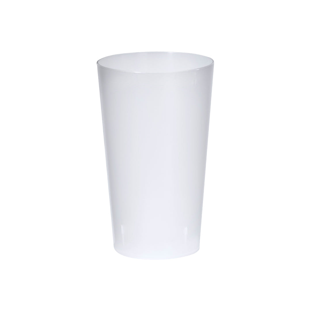 Copo Reutilizável Translúcido 330 ml Resistente
