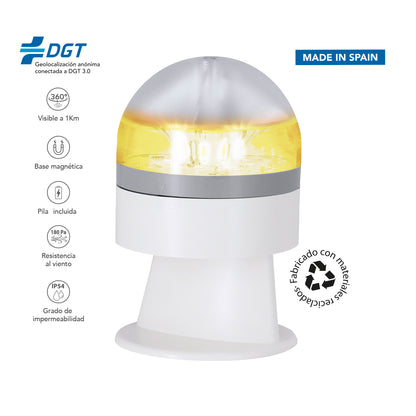 Luz de Emergência V16 Geolocalizada para Veículos