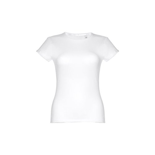 T-shirt Cintada para Senhora THC Sofia em Algodão Branco
