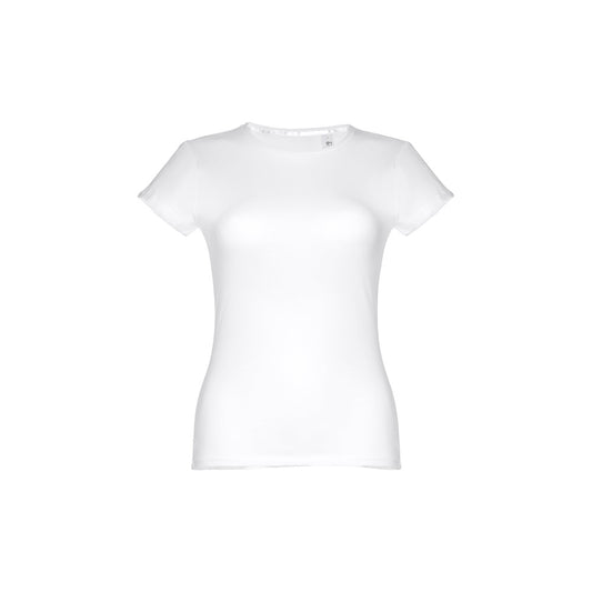 T-shirt Cintada para Senhora THC Sofia em Algodão Branco