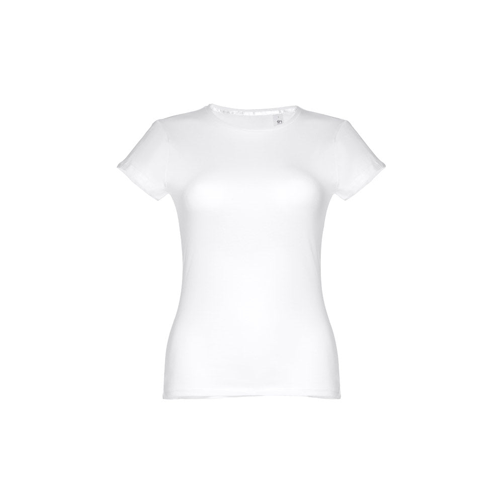 T-shirt Cintada para Senhora THC Sofia em Algodão Branco