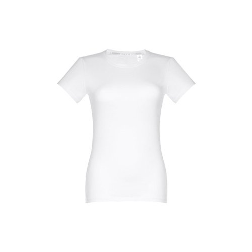 T-shirt Cintada THC Ankara para Senhora em Algodão Branco