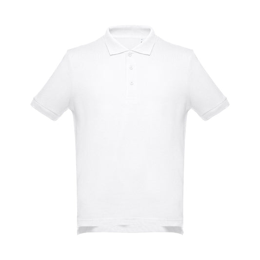 Polo Masculino Manga Curta em Algodão Branco THC ADAM WH.