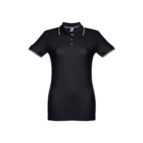 THC ROME WOMEN - Polo Bicolor Senhora em Algodão Piqué