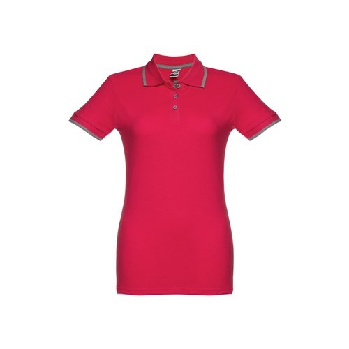 THC ROME WOMEN - Polo Bicolor Senhora em Algodão Piqué