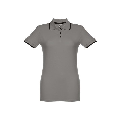 THC ROME WOMEN - Polo Bicolor Senhora em Algodão Piqué