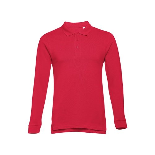 Polo de Manga Comprida para Homem em Algodão Cardado THC BERN