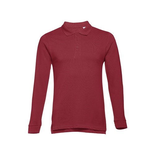 Polo de Manga Comprida para Homem em Algodão Cardado THC BERN