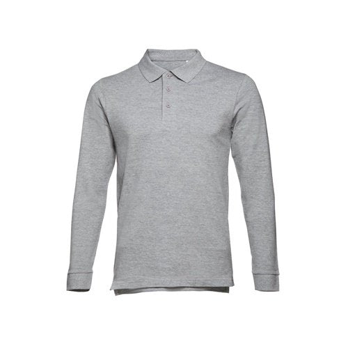 Polo de Manga Comprida para Homem em Algodão Cardado THC BERN