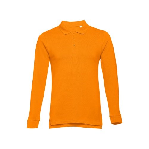 Polo Homem Manga Comprida THC BERN 3XL em Malha Piqué