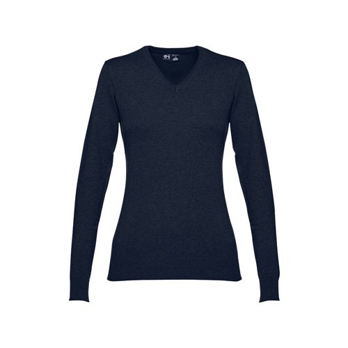 Pullover THC Milan para Senhora com Decote em V, Algodão e Poliamida
