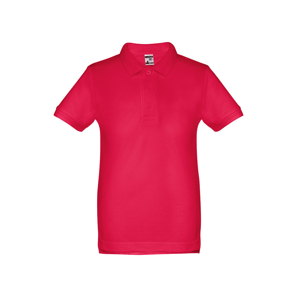 Polo Unissexo para Criança THC ADAM KIDS em Algodão Manga Curta