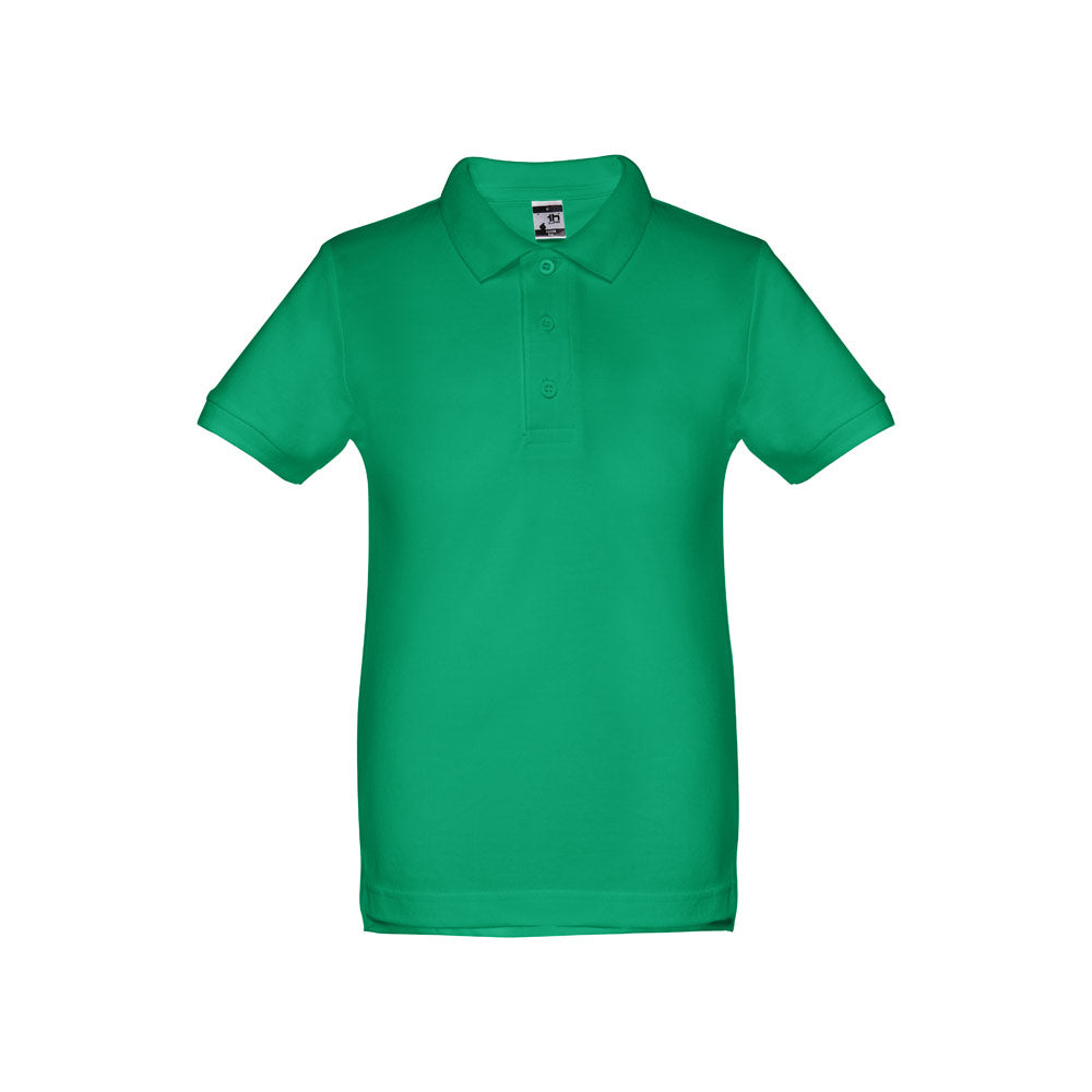 Polo Unissexo para Criança THC ADAM KIDS em Algodão Manga Curta