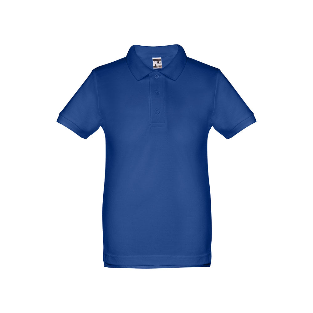 Polo Unissexo para Criança THC ADAM KIDS em Algodão Manga Curta