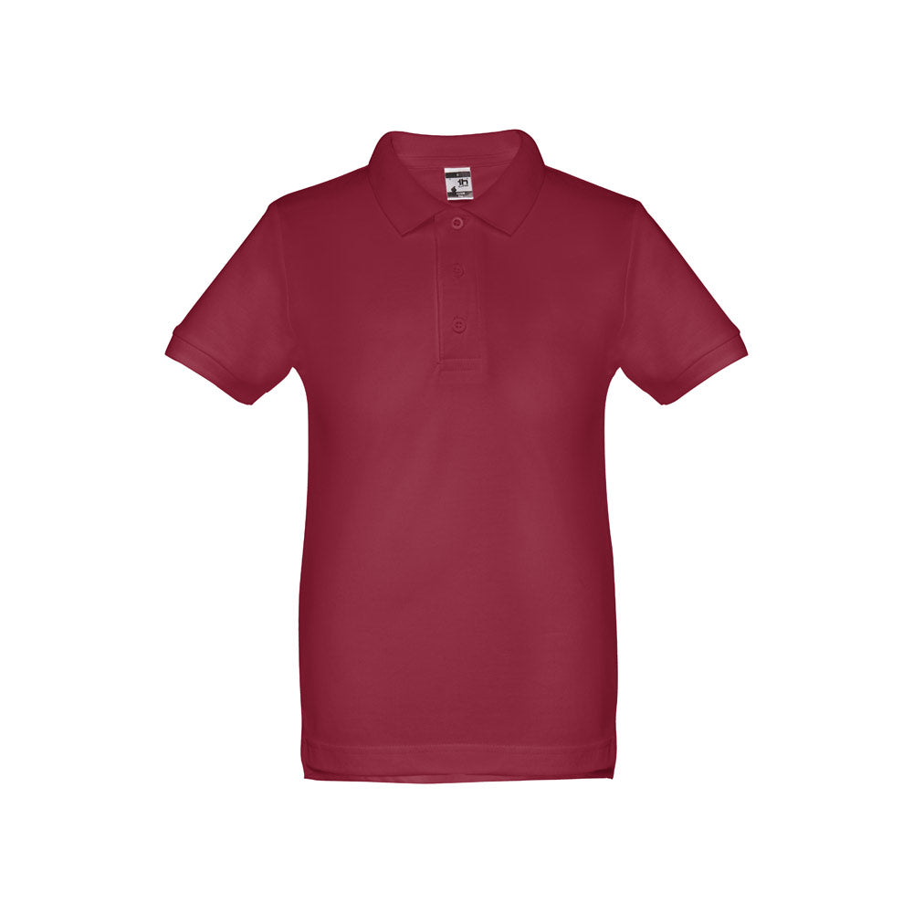 Polo Unissexo para Criança THC ADAM KIDS em Algodão Manga Curta