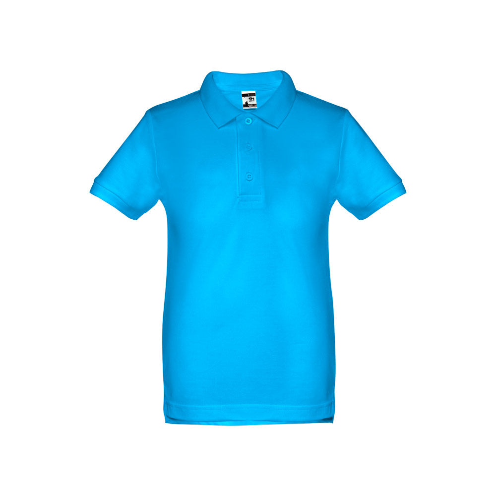 Polo Unissexo para Criança THC ADAM KIDS em Algodão Manga Curta