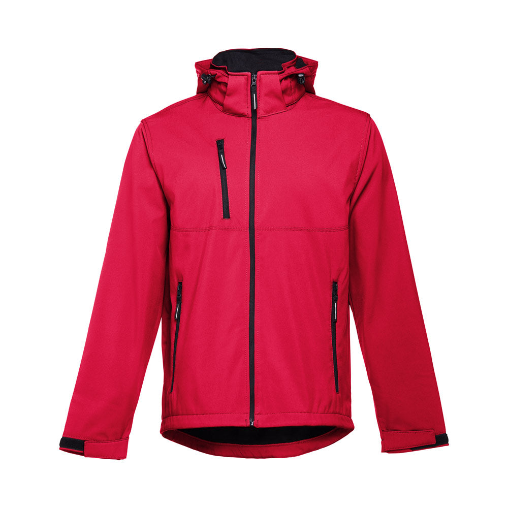 Casaco Softshell THC Zagreb para Homem com Capuz Removível