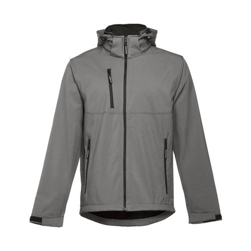 Casaco Softshell THC Zagreb para Homem com Capuz Removível