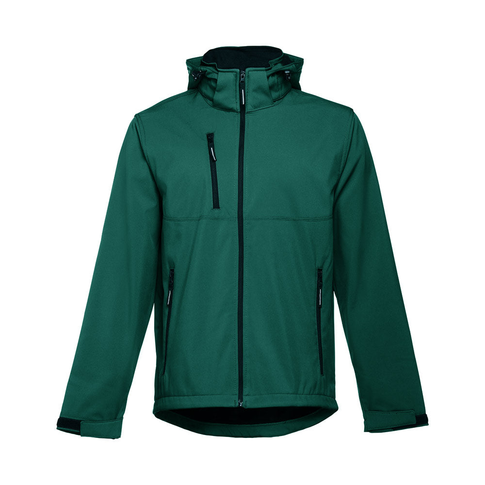 Casaco Softshell THC Zagreb para Homem com Capuz Removível