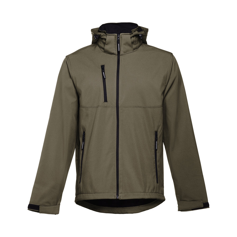 Casaco Softshell THC Zagreb para Homem com Capuz Removível