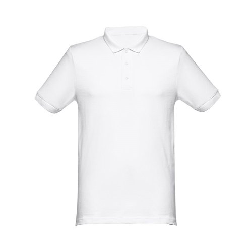 THC MONACO WH. Polo Homem Manga Curta Algodão Cardado