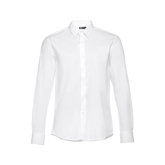 Camisa de Popelina Manga Comprida THC Paris WH para Homem – Branca