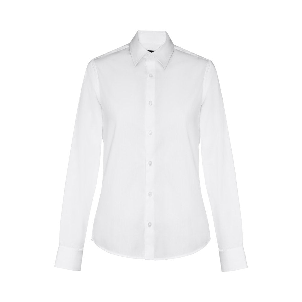 Camisa Popelina Manga Comprida para Senhora THC Paris Women WH - Branca